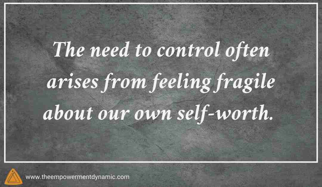 What If You Let Go of Your Need to Control?