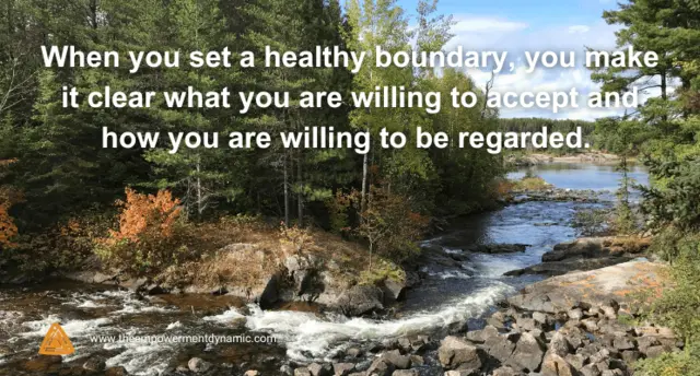 Setting Healthy Boundaries