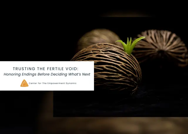 Trusting the Fertile Void