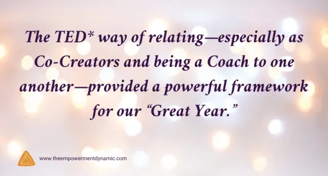 How TED* Helped Create Our “Great Year”